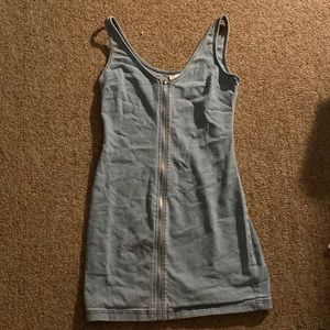 Jean Dress Zip Up- worn a few times